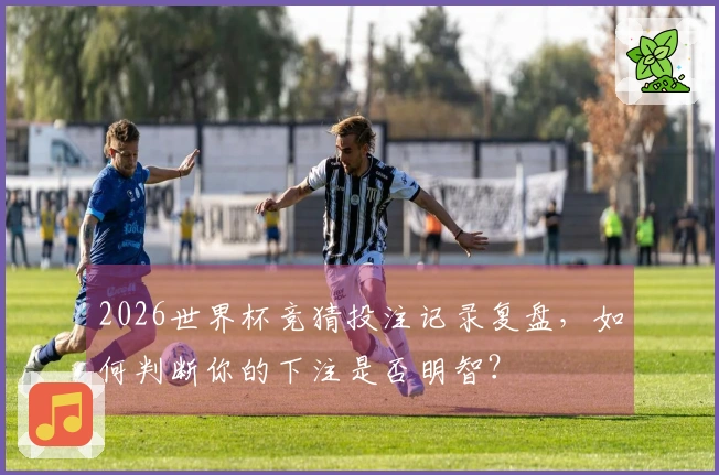 2026世界杯竞猜投注记录复盘，如何判断你的下注是否明智？